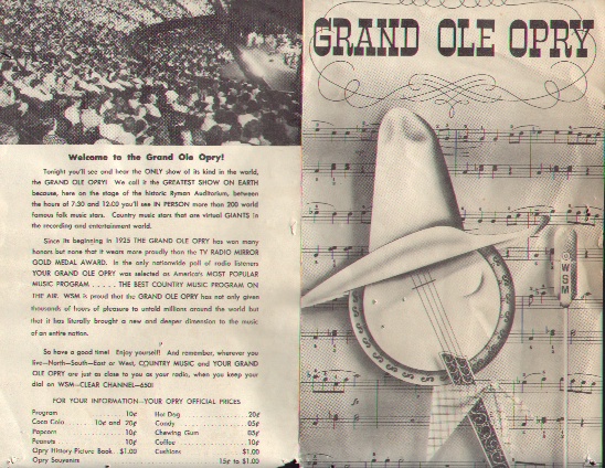 Grand Ole Opry Radio Program